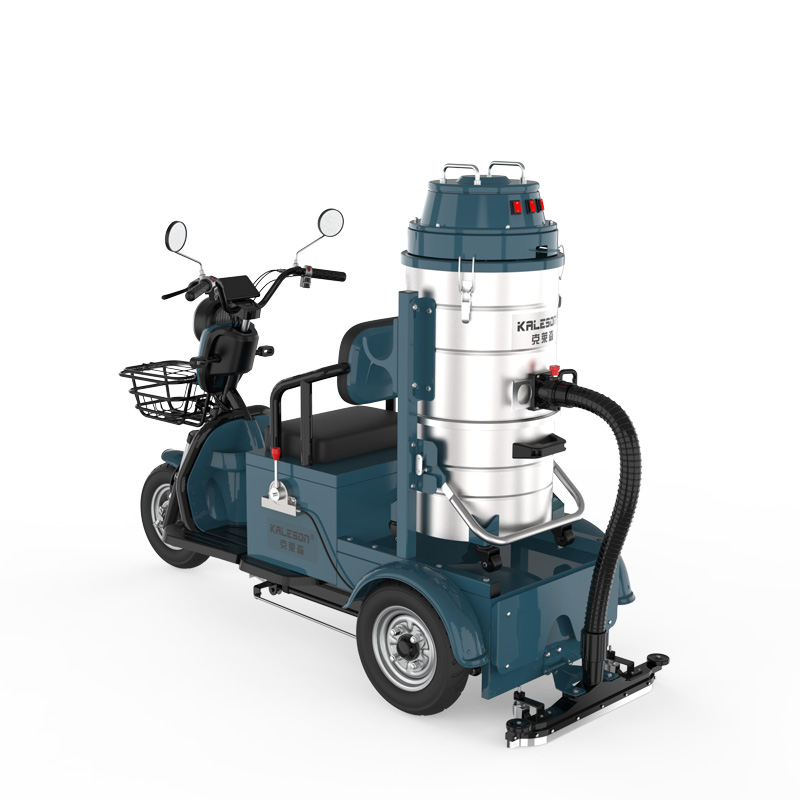 克莱森QJT3-100L三轮驾驶式电瓶工业吸尘器
